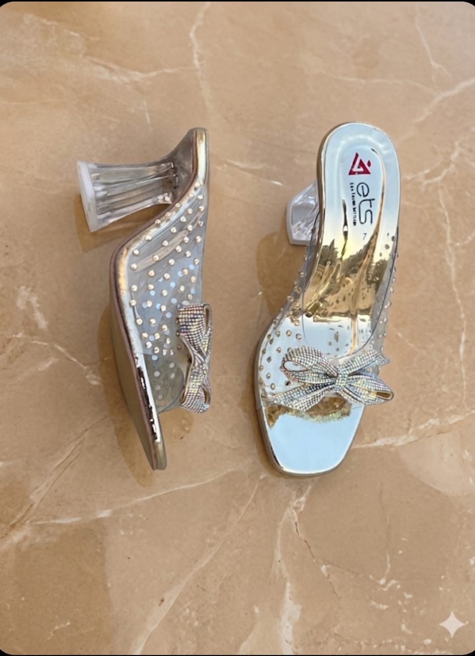 Acrylic glitter heels - Image 3