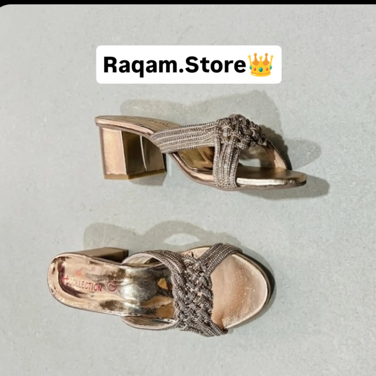 Copper Edge Block Heels
